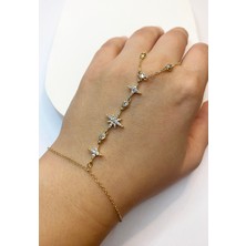 Celikchi Kadın Kuzey Yıldızı Model Taşlı Çelik Şahmeran