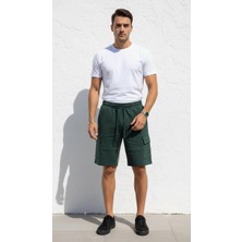 Plus Scorpion Erkek Kargo Şort Slim Fit – Cep Detaylı, Premium Kumaş, Günlük Şık Şort