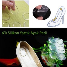 Marsilyan Ayak Nasır 6lı Ped - Ayak Vurma Önleyici Silikon Ped