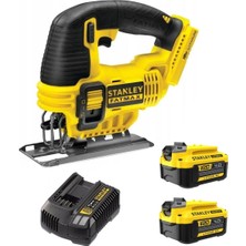 Stanley SFMCS650M2 4.0 Ah Çift Akülü Şarjlı Dekupaj Testere