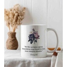 Weiler Riger Dostoyevski Anlamlı Söz Baskılı Premium 330 ml WR-DS101 - Hediye Porselen Kupa Bardak