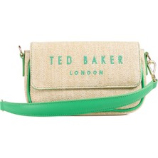 Ted Baker %80 Polyester, %20 Poliüretan Yeşil Kadın Çapraz Çanta TBSS26FBAG016