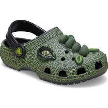 Crocs Yeşil Erkek Çocuk Plaj Terliği 211372-CLASSIC Iam Scary Dino Clog