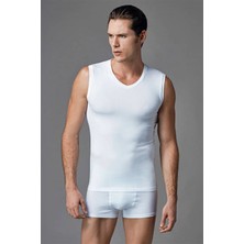 Eros Compact V Yaka Kolsuz T-Shirt 2li Ekonomik Paket ERS006