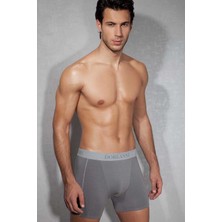 DOREANSE 1780 ERKEK MODAL ÇİZGİLİ FÜME BOXER
