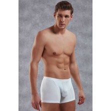 DOREANSE 1770 ERKEK MODAL İNCE BEL BANTLI BEYAZ BOXER