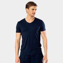 Cacharel Erkek V Yaka T-Shirt 2170/Lacivert