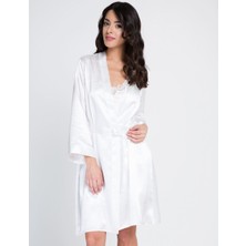 Pierre Cardin 1010 Kadın Saten Sabahlık