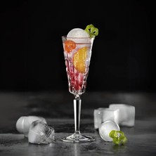 Gordion RCR Etna Yüksek Kalite Cam 6'lı Flüt Kadeh Seti 190 ml