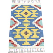 Zehra Abla Halı Yeni El Dokuma Otantik Cerit Yörükleri Meşhed Iran Yün Kilim 7241