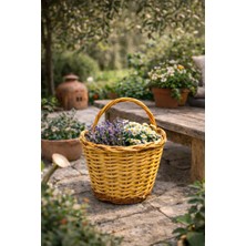 Güven Gartol Hasır Sepet Yumurta Bakkal Toplama Taşıma Sepeti Kargı Ayıt Köy Sepet