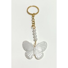 Marsilyan Kelebek Inci Anahtarlık