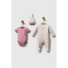 Moi Noi Flowers Tulum Badi Şapka MNB3034 Mürdüm