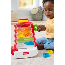 Fisher-Price Renkli Halka Kulesi Eğitici ve Gelişim Destekleyici Çok Renkli Bebek Oyuncağı