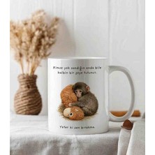 Weiler Riger Sevgiliye Arkadaşa Destek Sözlü Premium 330 ml WR-SR101 - Hediye Porselen Kupa Bardak