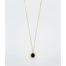 Mavika Jewellery 14K Gold Plated Solar Eclipse Kolye