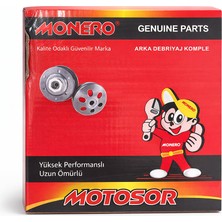 Monero 50 cc 80 cc Scooter Arka Varyatör Debriyaj Komple Set