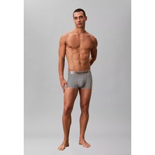 Calvin Klein Erkek Logo Etiketli Elastik Bel Bantlı Gri Boxer LV00NB4127-2RN