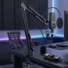 Midex Gm-Pro-Stb Gaming 7.1 Ses Kartı ve Mikrofon Seti Canlı Yayın Lol Pubg