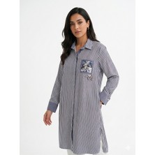 Centilmen Femina Çizgili Cep Basklı Tunik 64460