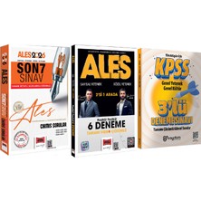 Yargı Yayınevi 2026 Ales Sözel-Sayısal Yetenek Video Çözümlü 6 Deneme-Detaylı Açıklamalı Son 7 Sınav Çıkmış Sorular