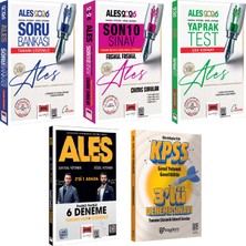 Yargı Yayınevi 2026 Ales Vıp Sözel-Sayısal Yetenek Soru Bankası-Yaprak Test-10 Sınav Çıkmış Sorular-Video 6 Deneme