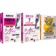 Yargı Yayınevi 2026 Ales Sözel-Sayısal Yetenek Çözümlü 7 Deneme-Son 10 Sınav Fasikül Fasikül Çıkmış Sorular