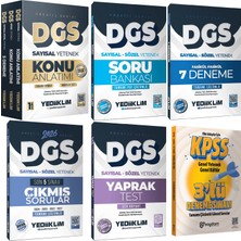 Yediiklim Yayınları 2026 Dgs Konu Anlatımı 3 Kitap-Soru Bankası-Son 5 Sınav Çıkmış Sorular-Fasikül 7 Deneme-Yaprak Test