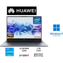 Huawei matebook D16 Intel Core I5 12450H 16GB 1tb SSD W11 Pro 16" Duddi