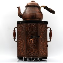 Eriza Jel Yakıtlı Bakır Semaver – Isıtma Amaçlı (Kaynatmaz) 2,5 Lt Kazan