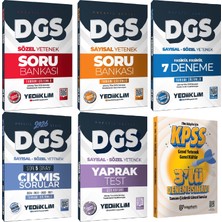 Yediiklim Yayınları 2026 Dgs Sayısal Sözel Yetenek Soru Bankası-Çıkmış Sorular-7 Deneme-Yaprak Test