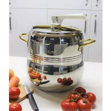 Oms 5104 Gold Klasik Güveç Düdüklü Tencere 7 Litre