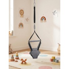 Saban Gri, Hoppala Zıpzıp - Tavana Asılan Yaylı Bebek Salıncağı - Ergonomik Konforlu Tasarım