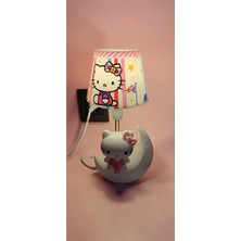 Famemus Accessory Hello Kitty Tepe Lambalı Fişe Takılan Model Gece Lambası