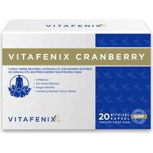 Vitafenix Cranberry 20 Kapsül D-Mannoz Isırgan Içeren Bitkisel Takviye