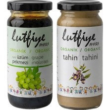 2li Set Lutfiye Organik Üzüm Pekmezi 280 gr + Lutfiye Organik Tahin 230 gr