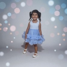 Ahsenim Bebe Pul Payet Kabarık Bebek Abiye Elbise