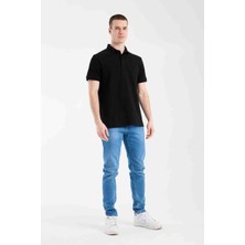 Lacoste Polo Paris Büyük Beden Siyah
