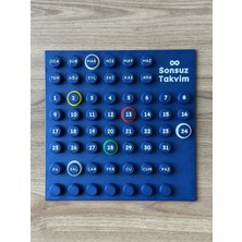 Marsis Design Sonsuz Takvim | Masa ve Özel Gün Takvimi | 20 x 20 cm