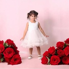 Ahsenim Bebe Pul Payet Kabarık Bebek Abiye Elbise