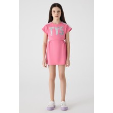 Tyess Bg Store Kız Çocuk Pembe Elbise