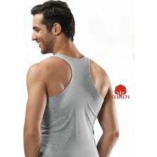 ByDon Erkek Sporcu Ribana Rombo Atlet  %100 Pamuk