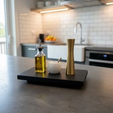 PostOtto Design Studio Fonksiyonel Dekoratif Ahşap Düzenleyici Tepsi (20X13 Cm) - 4 Renk Seçeneği