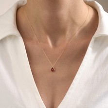 Gold Marley Kalbin Aynası Kolye – 14 Ayar Altın