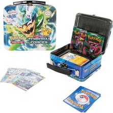 Pokemon Koleksiyon Kartı Metal Kutu  - Ogerpon - Yeşil Pokomon