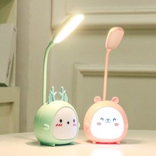 Technosmart Karikatür Masa Lambası 3 Modlu Renkli Gece Lambası Çocuklar İçin ABS Malzemeden Usbli