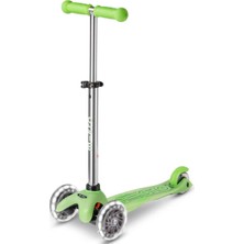 Micro Mini Deluxe 3 Tekerlekli Işıklı Yeşil Scooter