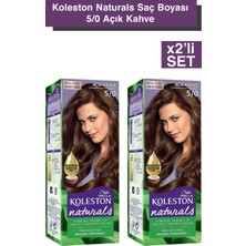 Wella Koleston Koleston Naturals Saç Boyası 5/0 Açık Kahve X2'li Set