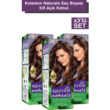 Wella Koleston Koleston Naturals Saç Boyası 5/0 Açık Kahve X3'lü Set