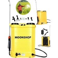 Moonshop Pro Japan Turbo 16 Lt Şarjlı Sırt Tipi Pompası Akülü Şarjlı Ilaçlama Makinesi Köpük Pompası